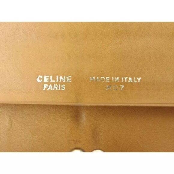 Celine long wallet macadam beige PVC x leather Authentic USED - Picture 11 of 11